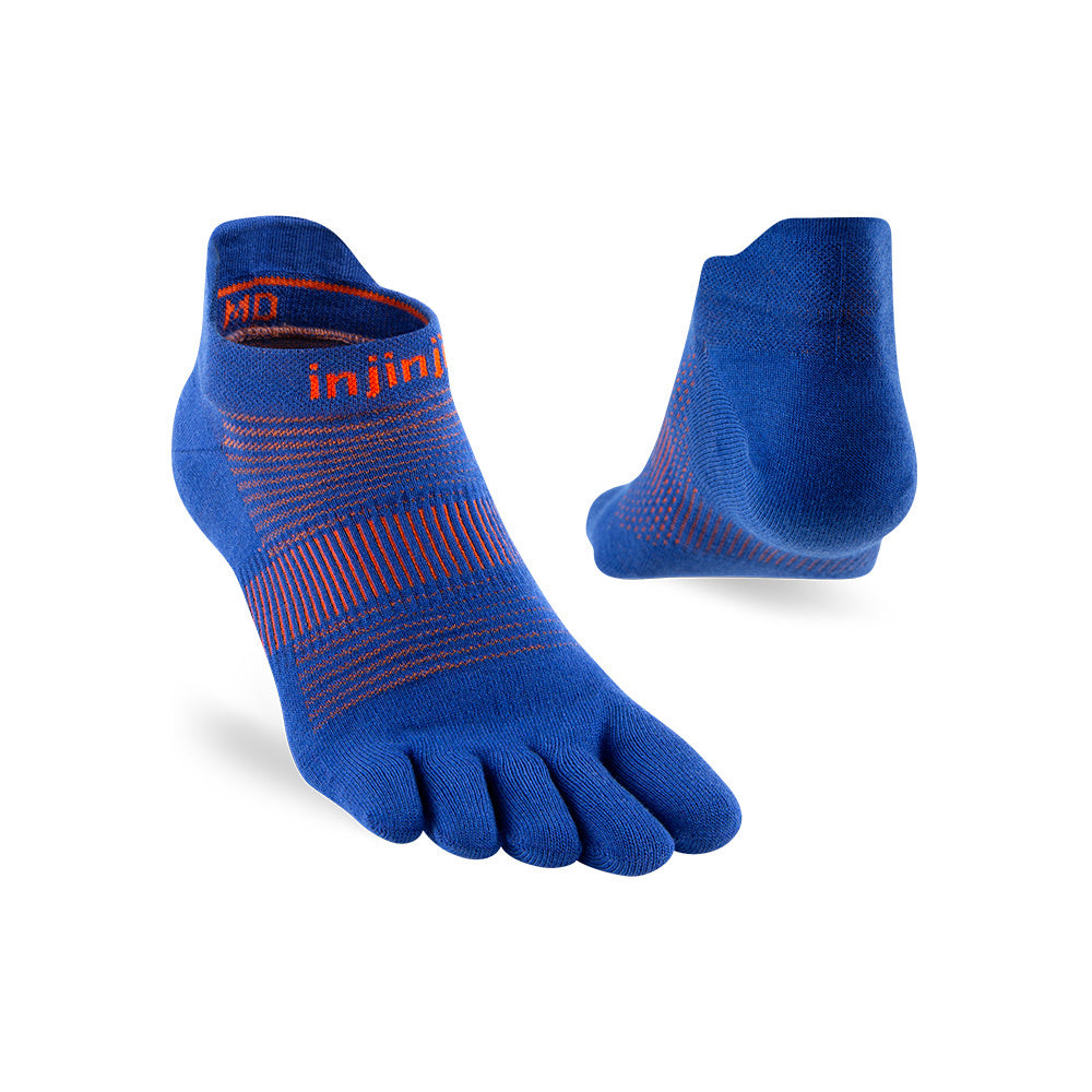 Injinji - 【injinji】Run輕量吸排五趾隱形襪NX (藍寶石) - NAA1355 | COOLMAX 快乾襪 吸濕排汗 輕量透氣 五趾襪 隱形襪