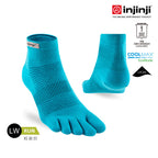 Injinji - 【injinji】Run輕量吸排五趾短襪NX (太平洋藍) - NAA1253 | COOLMAX 快乾襪 吸濕排汗 輕量透氣 五趾襪 短襪