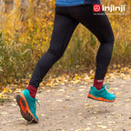Injinji - 【injinji】女 Trail野跑避震吸排五趾短襪(烈焰) - WAA3814 | 厚底防震 運動員推薦 吸濕排汗 五趾襪