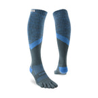 Injinji - 【injinji】Trail野跑避震吸排五趾高筒襪 (風暴藍) - NAA3557 | 厚底防震 運動員推薦 吸濕排汗 五趾襪