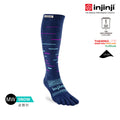 Injinji - 【injinji】SNOW THERMOLITE保暖五趾高筒襪(暮藍) - NAA0157 | COOLMAX 保暖襪 吸濕排汗 五趾襪 高筒襪