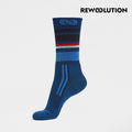 REWOOLUTION - 【Rewoolution】TREKK 輕量羊毛健行襪(深藍) 羊毛 保暖 羊毛襪登山必備 |BB1NAB02