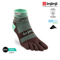 Injinji - 【injinji】Trail野跑避震吸排五趾短襪 (薄荷) - NAA3644 | 厚底防震 運動員推薦 吸濕排汗 五趾襪