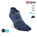 Injinji - 【injinji】Run吸排五趾隱形襪NX (海軍藍) - NAA1656 | COOLMAX 快乾襪 吸濕排汗 輕量透氣 五趾襪 隱形襪 標準款
