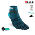 Injinji - 【injinji】Trail野跑避震吸排五趾短襪 (午夜藍) - NAA3658 | 厚底防震 運動員推薦 吸濕排汗 五趾襪