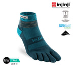 Injinji - 【injinji】Trail野跑避震吸排五趾短襪 (午夜藍) - NAA3658 | 厚底防震 運動員推薦 吸濕排汗 五趾襪