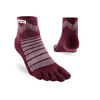 Injinji - 【injinji】Outdoor戶外避震羊毛五趾短襪NX (石榴紅)-NAA7508 |五趾襪 登山襪 登山推薦 防臭抗菌 吸濕排汗 羊毛襪