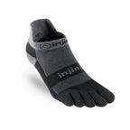 Injinji - 【injinji】Run避震吸排五趾隱形襪FX(黑灰) - NAA4095 | 吸濕排汗 厚底防震 防腳底水泡 好穿舒適