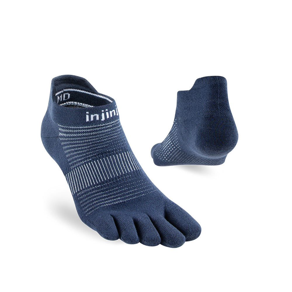 Injinji - 【injinji】Run輕量吸排五趾隱形襪NX (海軍藍) - NAA1356 | COOLMAX 快乾襪 吸濕排汗 輕量透氣 五趾襪 隱形襪