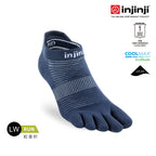 Injinji - 【injinji】Run輕量吸排五趾隱形襪NX (海軍藍) - NAA1356 | COOLMAX 快乾襪 吸濕排汗 輕量透氣 五趾襪 隱形襪