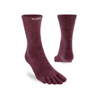 Injinji - 【injinji】Liner中筒羊毛內襪NX (石榴紅) - NAA2908 | 羊毛抗菌襪 吸濕排汗 登山推薦 五趾襪
