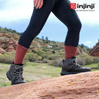 Injinji - 【injinji】Liner中筒羊毛內襪NX (石榴紅) - NAA2908 | 羊毛抗菌襪 吸濕排汗 登山推薦 五趾襪