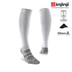 Injinji - 【injinji】女 COMPRESSION 五趾壓力襪 (灰色) - WAA5293| 吸濕排汗 跑步 馬拉松 健身訓練 漸進式壓力