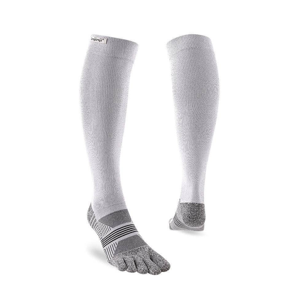 Injinji - 【injinji】女 COMPRESSION 五趾壓力襪 (灰色) - WAA5293| 吸濕排汗 跑步 馬拉松 健身訓練 漸進式壓力