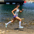 Injinji - 【injinji】女 COMPRESSION 五趾壓力襪 (灰色) - WAA5293| 吸濕排汗 跑步 馬拉松 健身訓練 漸進式壓力