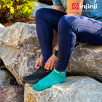 Injinji - 【injinji】女 Run輕量吸排五趾隱形襪NX(亞特蘭提斯)  - WAA9046 | COOLMAX 女生腳型 吸濕排汗 輕量透氣 五趾襪 隱形襪