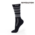 REWOOLUTION - 【Rewoolution】TREKK 輕量羊毛健行襪(碳灰)-羊毛 保暖 羊毛襪登山必備|DB1NAB02|M1U6003K03