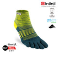 Injinji - 【injinji】女 Trail野跑避震吸排五趾短襪(螢火蟲) - WAA3834 | 厚底防震 運動員推薦 吸濕排汗 五趾襪