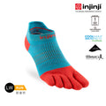 Injinji - 【injinji】女 Run輕量吸排五趾隱形襪NX(雪酪)  - WAA9003 | COOLMAX 女生腳型 吸濕排汗 輕量透氣 五趾襪 隱形襪