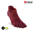 Injinji - 【injinji】Run輕量吸排五趾隱形襪NX (桃花心木) - NAA1308 | COOLMAX 快乾襪 吸濕排汗 輕量透氣 五趾襪 隱形襪