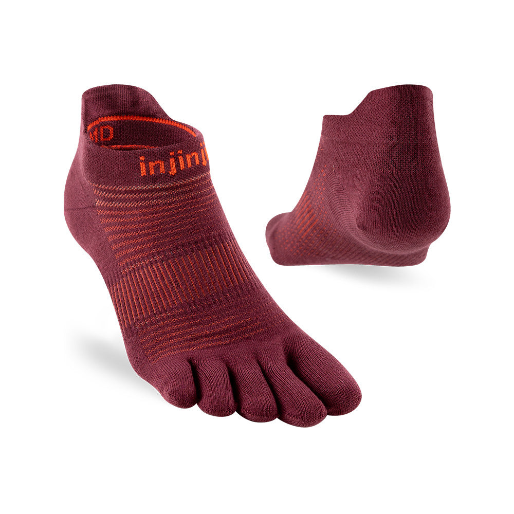 Injinji - 【injinji】Run輕量吸排五趾隱形襪NX (桃花心木) - NAA1308 | COOLMAX 快乾襪 吸濕排汗 輕量透氣 五趾襪 隱形襪