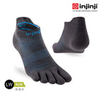 Injinji - 【injinji】Run輕量吸排五趾隱形襪NX (碳灰) - NAA1394 | COOLMAX 快乾襪 吸濕排汗 輕量透氣 五趾襪 隱形襪