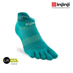 Injinji - 【injinji】Run輕量吸排五趾隱形襪NX (亞特蘭提斯) - NAA1346 | COOLMAX 快乾襪 吸濕排汗 輕量透氣 五趾襪 隱形襪