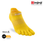 Injinji - 【injinji】女 Run輕量吸排五趾隱形襪NX(檸檬黃)  - WAA9023 | COOLMAX 女生腳型 吸濕排汗 輕量透氣 五趾襪 隱形襪