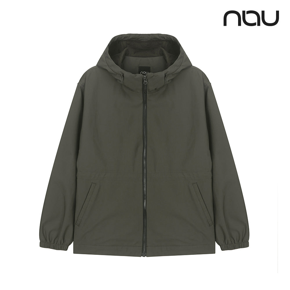 nau - 【nau】女 輕量彈性防風連帽外套(棕色)-防水 防風 連帽外套|DB2WJ201|1NUJKW4502