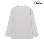 nau - 【nau】雙面刷毛長袖上衣(暖灰色)-雙面刷毛 保暖 柔軟親膚 中性款|DB2NC703|1NUTSW4903