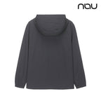 nau - 【nau】COMFY MESH LINED長袖半開襟(深灰)-防潑水 輕量 網狀內裡 中性款|DB2NC901|1NUJKW4502