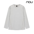 nau - 【nau】雙面刷毛長袖上衣(暖灰色)-雙面刷毛 保暖 柔軟親膚 中性款|DB2NC703|1NUTSW4903