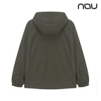 nau - 【nau】女 輕量彈性防風連帽外套(棕色)-防水 防風 連帽外套|DB2WJ201|1NUJKW4502