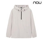 nau - 【nau】COMFY MESH LINED長袖半開襟(暖灰色)-防潑水 輕量 網狀內裡 中性款|DB2NC901|1NUJKW4502
