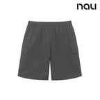nau - 【nau】CARGO百慕達短褲(橄綠)-夏季 尼龍 彈性 防潑水 中性款 短褲|EB1NP002|1NUHPMU903