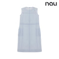 nau - 【nau】女 SUMMER ACT無袖連身裙(淺藍)-夏季 尼龍彈性 透氣 防潑水 洋裝|EB1WR101|1NUOPMU501