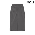 nau - 【nau】女 SUMMER ACT工裝裙(橄綠)-夏季 尼龍彈性 輕量 防潑水 多口袋 工裝裙|EB1WR102|1NUSKMU502