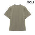 nau - 【nau】SEERSUCKER短袖上衣(淺橄綠)-夏季涼爽 泡泡紗 不黏身 中性款 短T|EB1NC502|1NUTSMU901