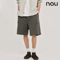 nau - 【nau】CARGO百慕達短褲(橄綠)-夏季 尼龍 彈性 防潑水 中性款 短褲|EB1NP002|1NUHPMU903