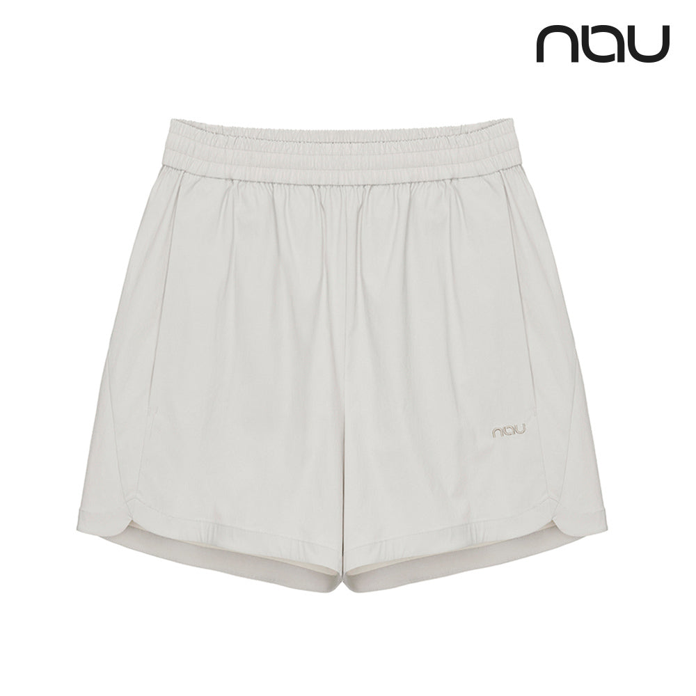nau - 【nau】女 SPRING ACT短褲(暖灰色)-輕量 彈性 透氣 涼感 防潑水|DB1WP001|1NUHPM4501