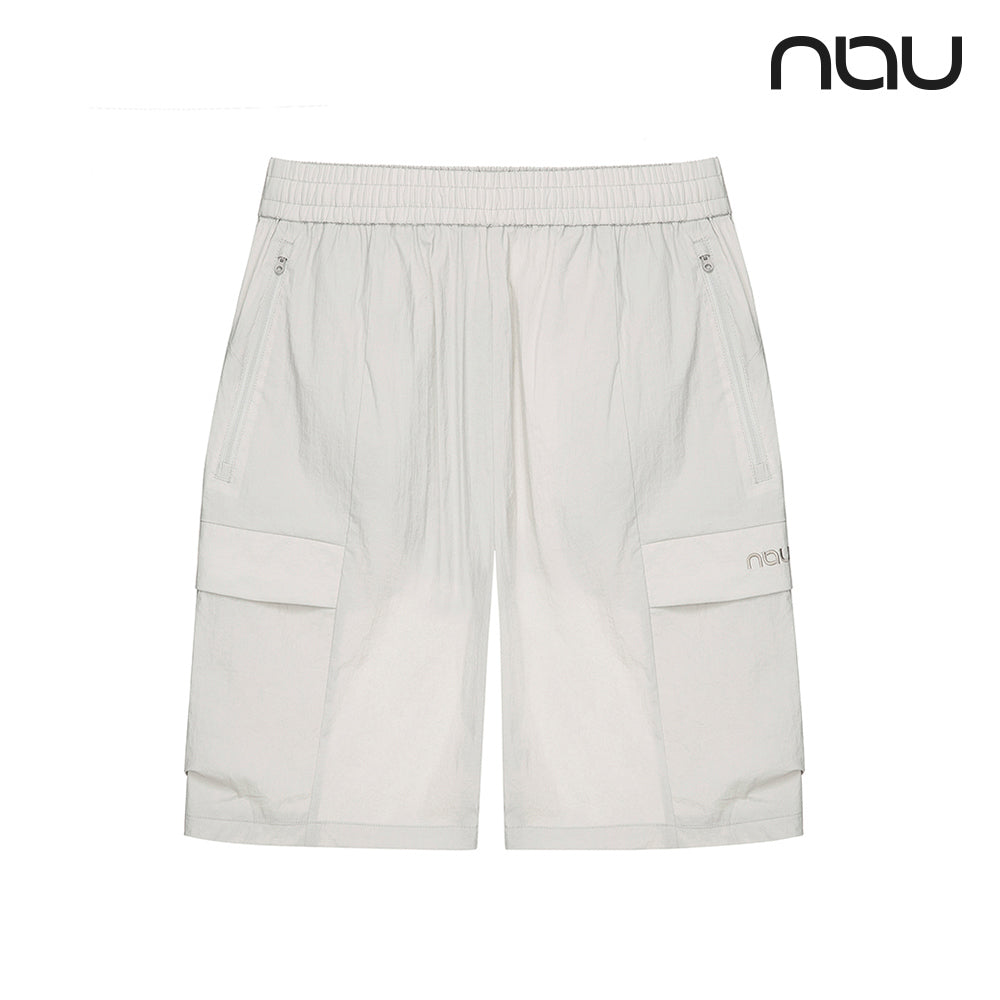 nau - 【nau】SUMER ACT CARGO短褲(暖灰色)-輕量 彈性 透氣 涼感 防潑水中性款|DB1NP002|1NUHPM4909