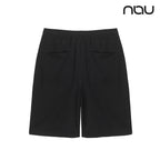 nau - 【nau】SEERSUCKER短褲(黑色)-夏季涼爽 泡泡紗 透氣 涼感 抗菌除臭 中性款|DB1NP003|1NUHPM4903