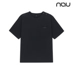 nau - 【nau】M/S SEERSUCKER短袖上衣(深灰)-夏季涼爽 泡泡紗 防潑水 中性款 短T|DB1NC503|1NUTSM4915