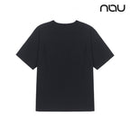 nau - 【nau】M/S SEERSUCKER短袖上衣(深灰)-夏季涼爽 泡泡紗 防潑水 中性款 短T|DB1NC503|1NUTSM4915