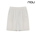 nau - 【nau】SEERSUCKER短褲(暖灰色)-夏季涼爽 泡泡紗 透氣 涼感 抗菌除臭 中性款|DB1NP003|1NUHPM4903
