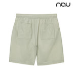 nau - 【nau】M/S SEERSUCKER短褲(卡其米)-夏季涼爽 泡泡紗 透氣 防潑水 中性款|DB1NP004|1NUHPM4910