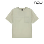 nau - 【nau】M/S SEERSUCKER短袖上衣(卡其米)-夏季涼爽 泡泡紗 防潑水 中性款 短T|DB1NC503|1NUTSM4915