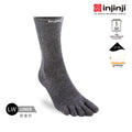 Injinji - 【injinji】Liner羊毛中筒內襪NX(石板灰) - NAA2994 | 羊毛抗菌襪 吸濕排汗 登山推薦 五趾襪