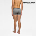 REWOOLUTION - 【Rewoolution】男 Gaz 140g內褲(霧灰)羊毛褲 平口褲 保暖褲 內褲 登山必備 吸排|MU20193