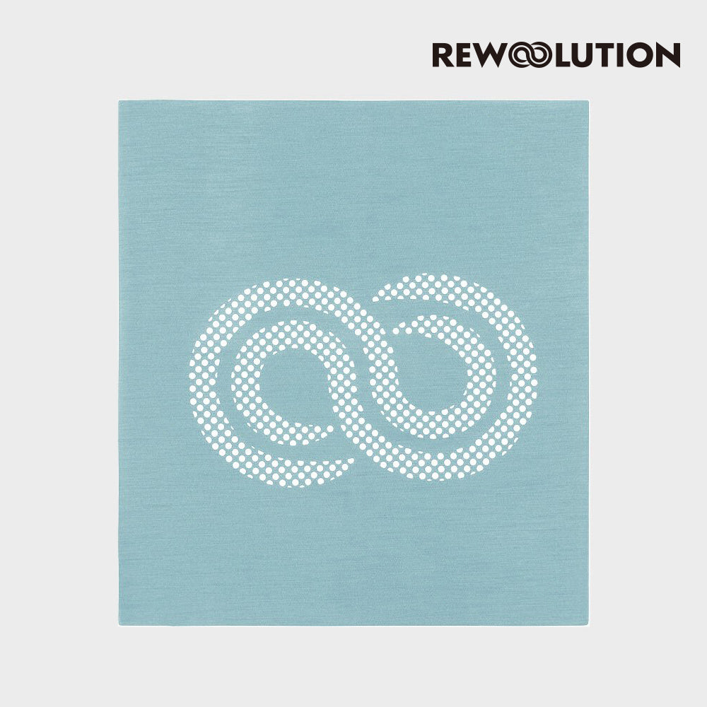 REWOOLUTION - 【Rewoolution】FAREO 190g 羊毛脖圍(島嶼天堂藍)-美麗諾羊毛 親膚 抗臭 保暖|EB2NAP0151
